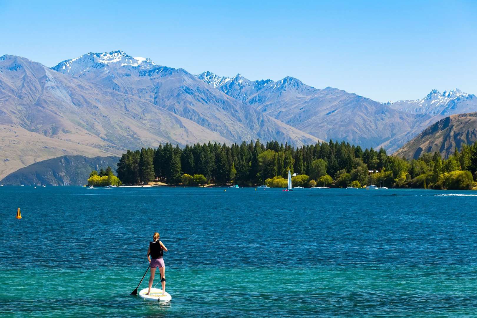 Paradies für Wassersportler: Lake Wanaka