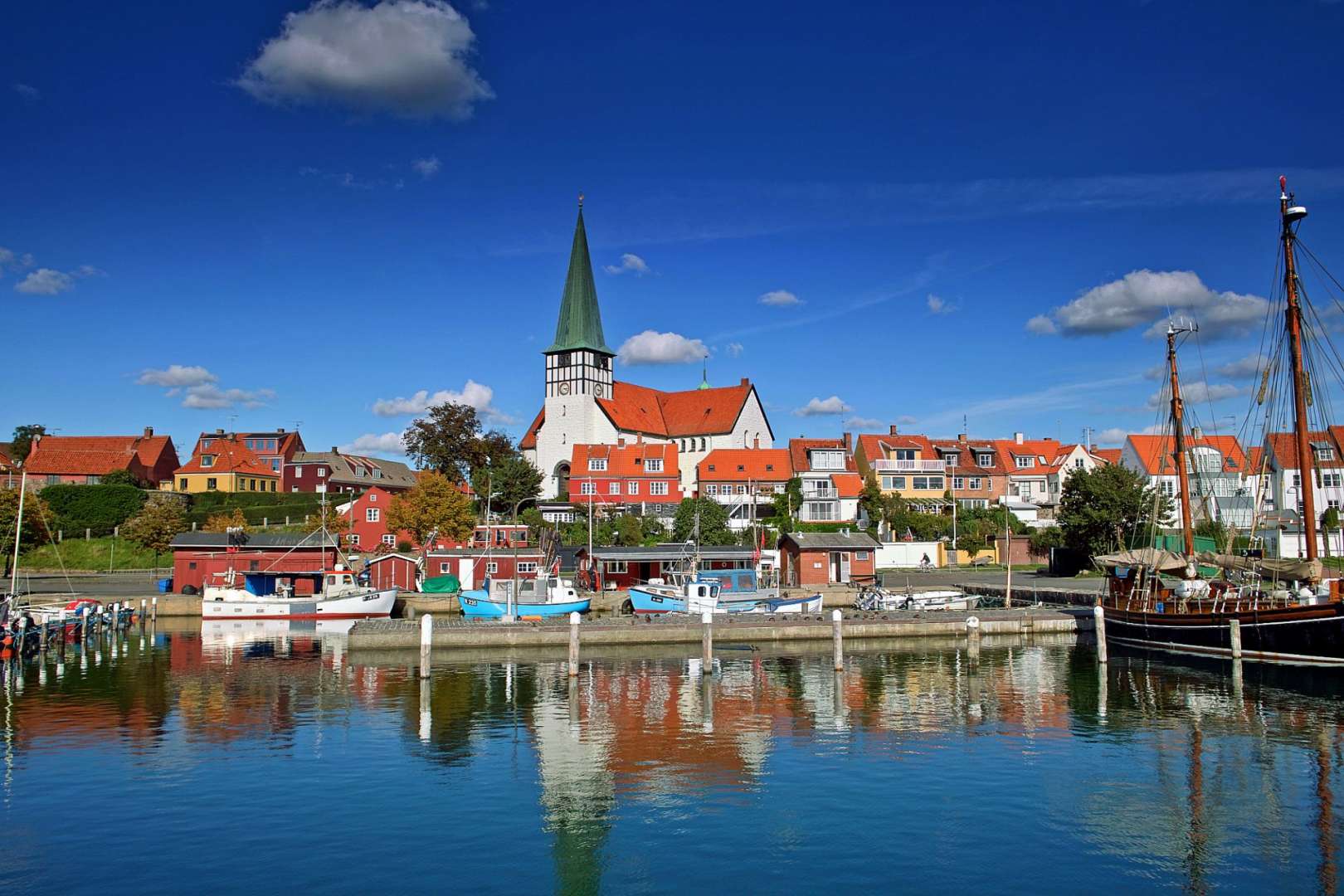 Idyllisches Städtchen: Rønne auf Bornholm