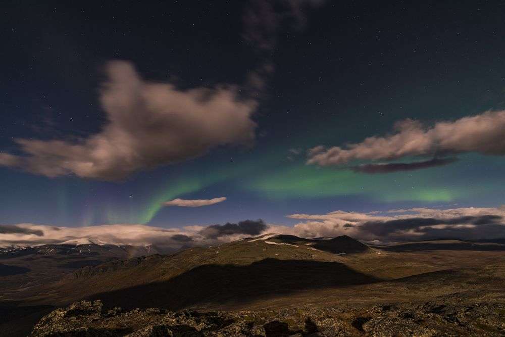 Nordlichter über Nord-Dalarna