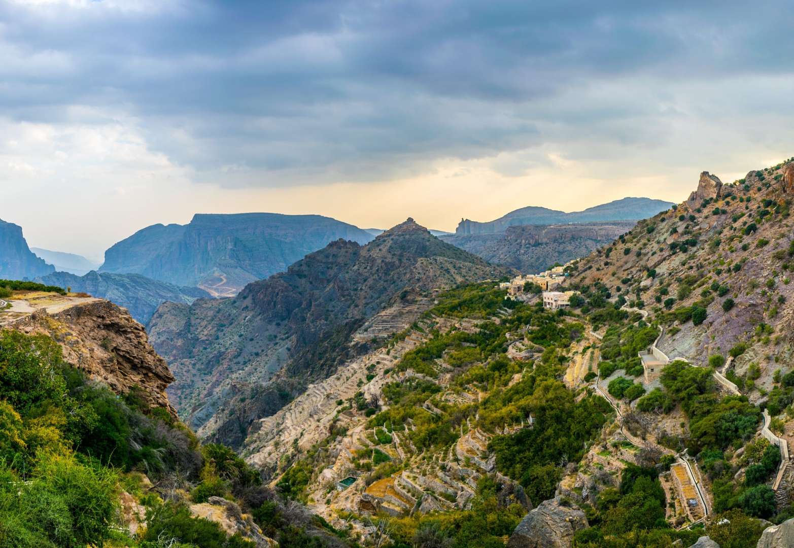 Fruchtbare Gebirgsregion: Djebel Akhdar