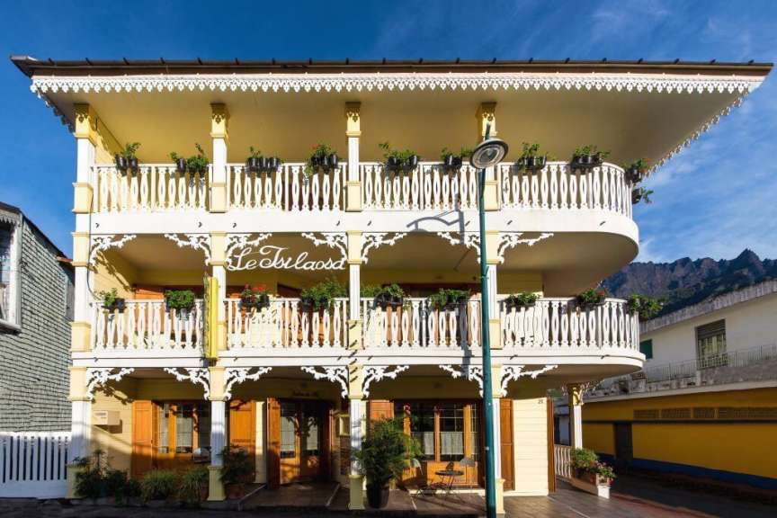 Afrikanisch-indisch-europäisch: Gästehaus in Cilaos