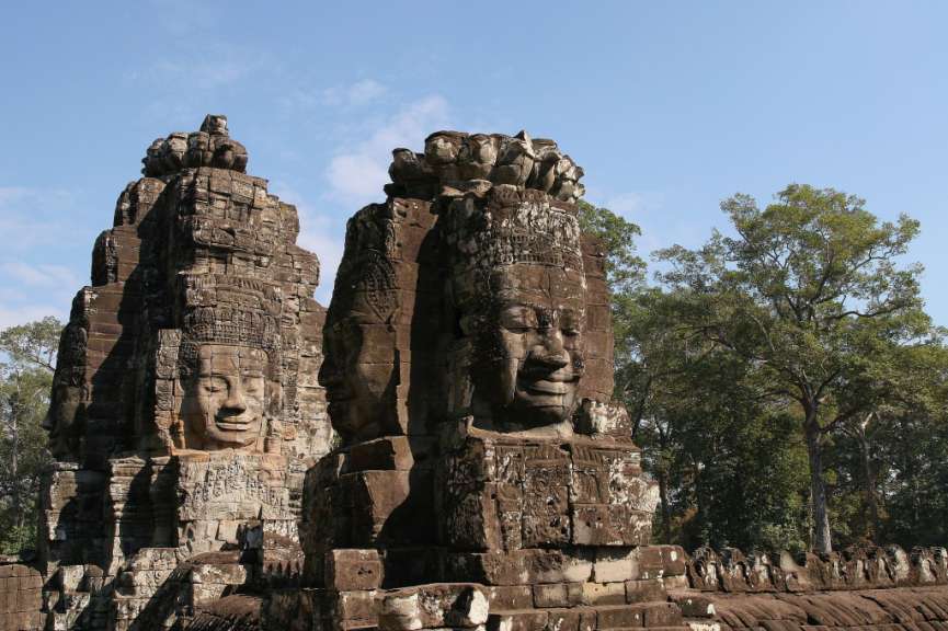 Bayon: Gesicht des Avalokiteshvara
