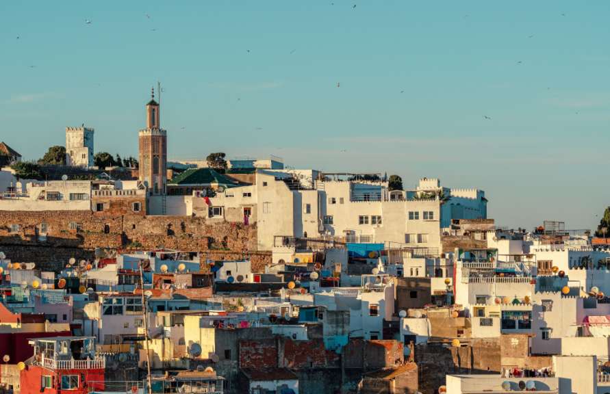 Blick auf die Medina von Tanger