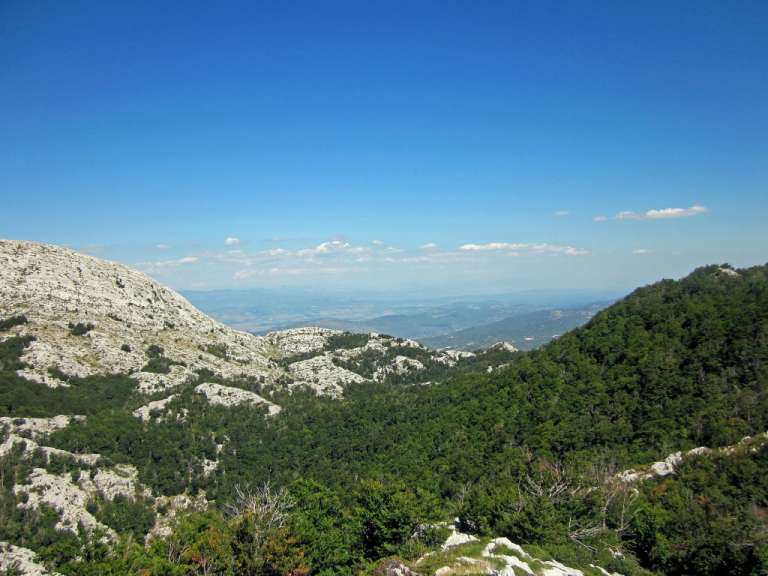 Zwischen Bosnien und Kroatien: Plješevica-Gebirge