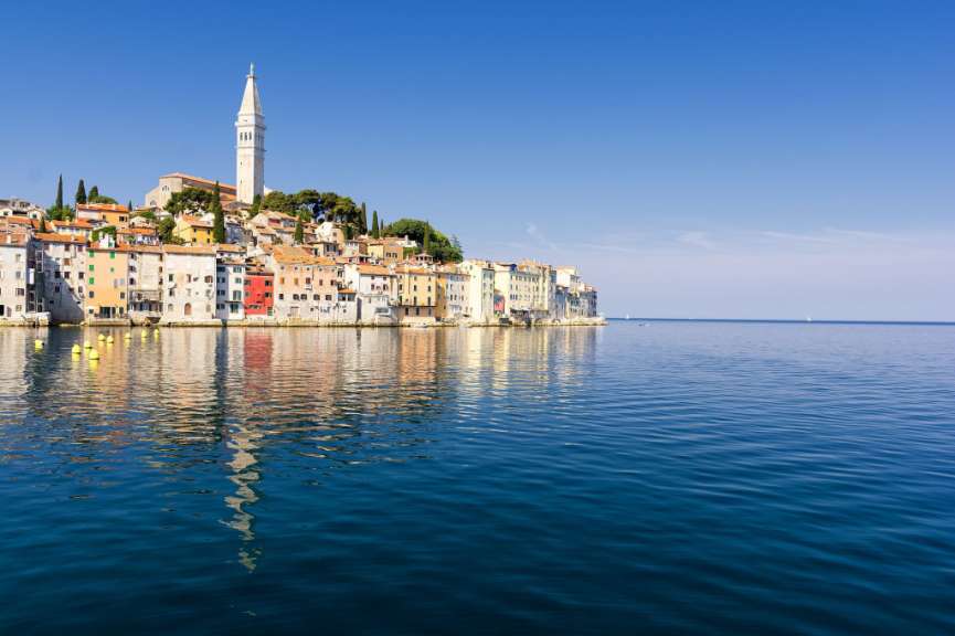 Antikes Städtchen auf einer Halbinsel: Rovinj