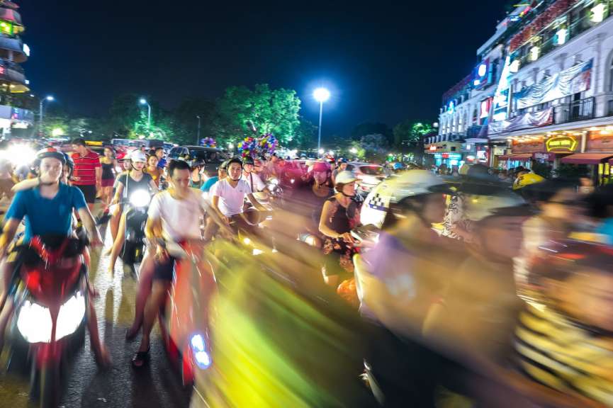Mit der Vespa durch Saigon