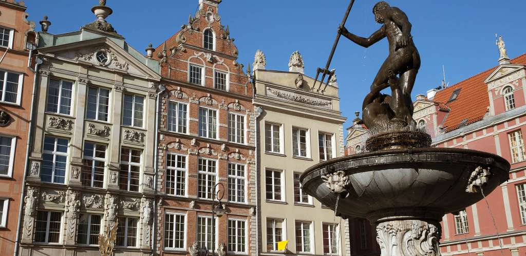 Neptunbrunnen in Danzig