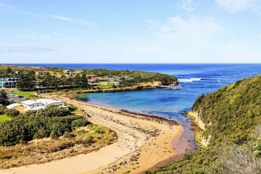Fischerort an der Great Ocean Road: Apollo Bay