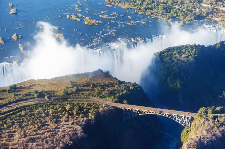 Victoria Falls Bridge in Livingstone