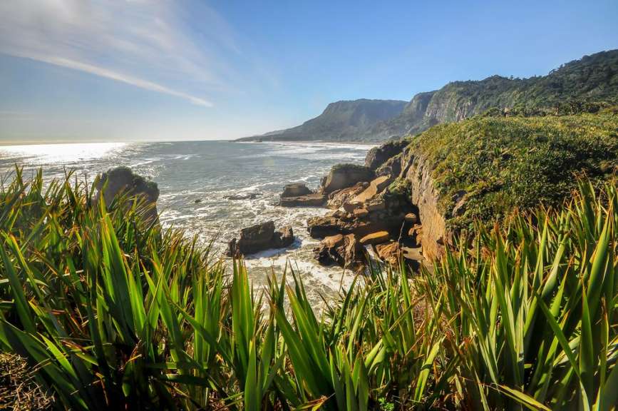 West Coast: Klippe bei Punakaiki