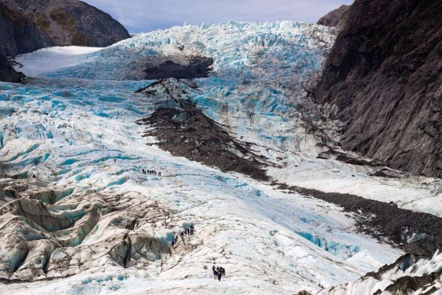 Auf dem Weg zum Roberts Point: Franz Josef Gletscher