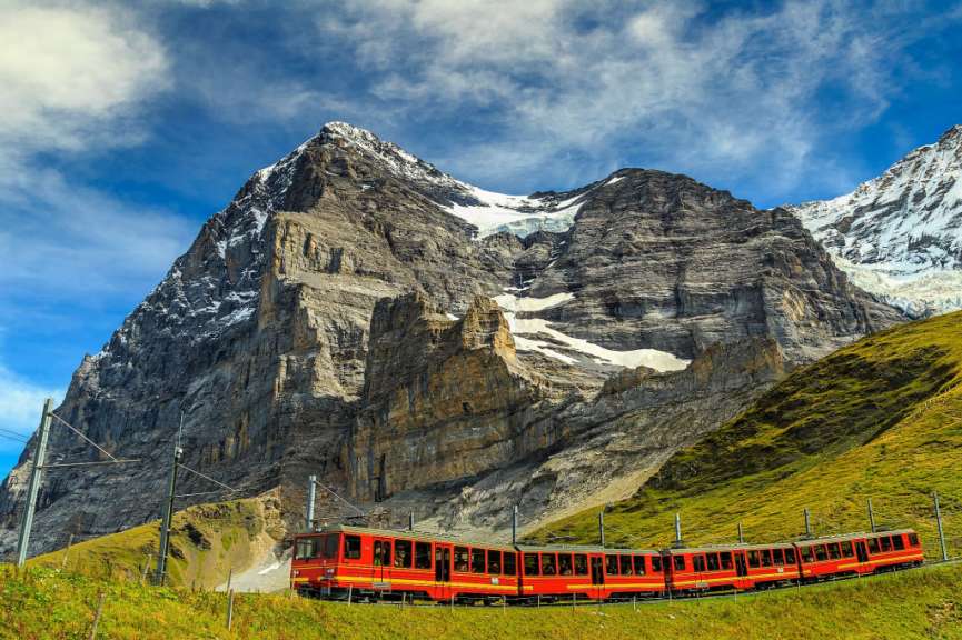 Auf dem Weg zum Jungfraujoch