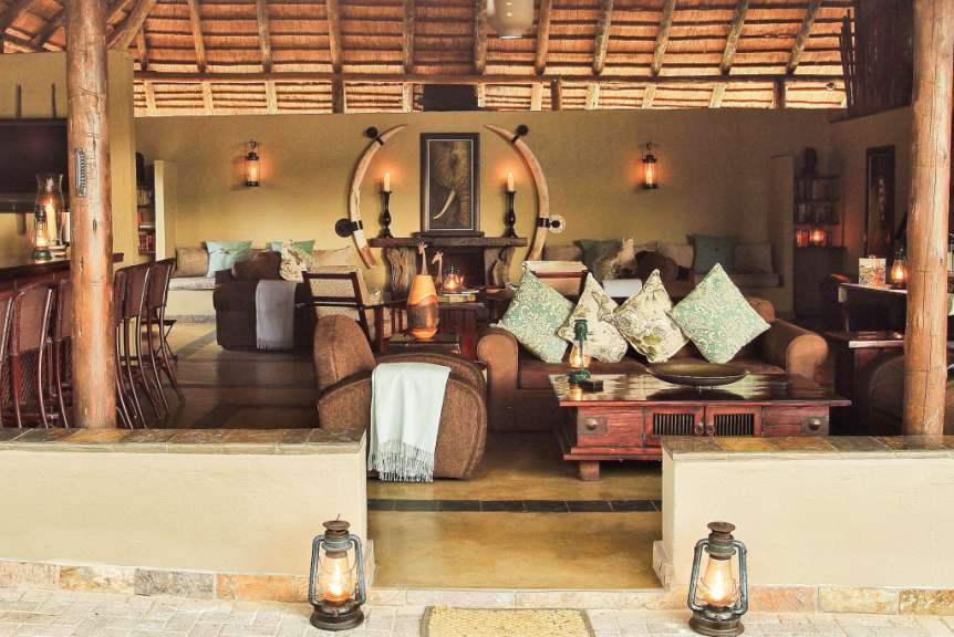 Lounge: im Kolonialstil