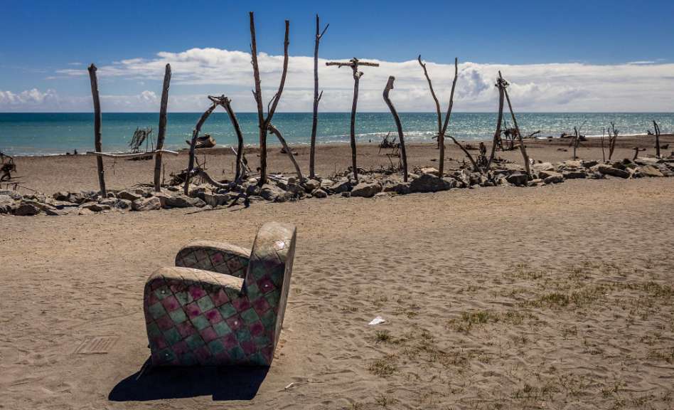 Am Strand von Hokitika