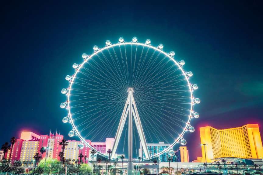 Zweitgrößtes Riesenrad der Welt: Las Vegas High Roller