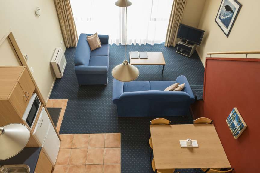 Villa mit zwei Schlafzimmern: Lounge