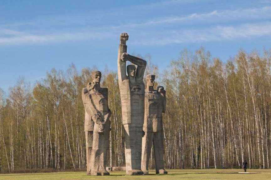 Sowjetische Denkmalkultur: KZ Salaspils