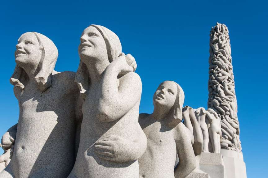 Skulpturen von Gustav Vigeland: Vigelandsanlegget