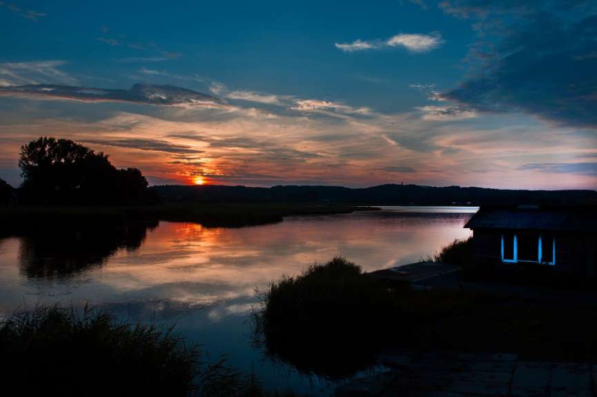 Zwischen Land und See: der Bodden