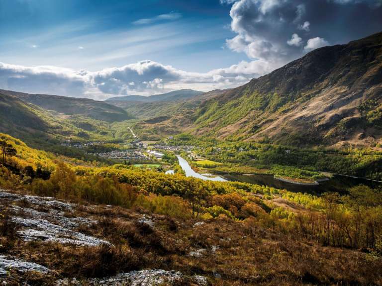 Weite Blicke über wildes Tal: Wanderung am Loch Leven