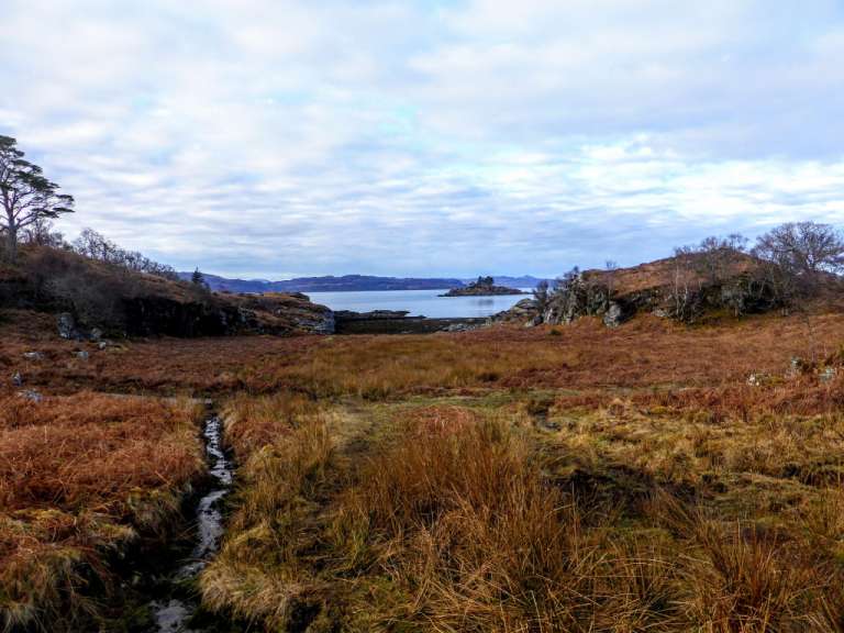 Spaziergang am Arisaig House
