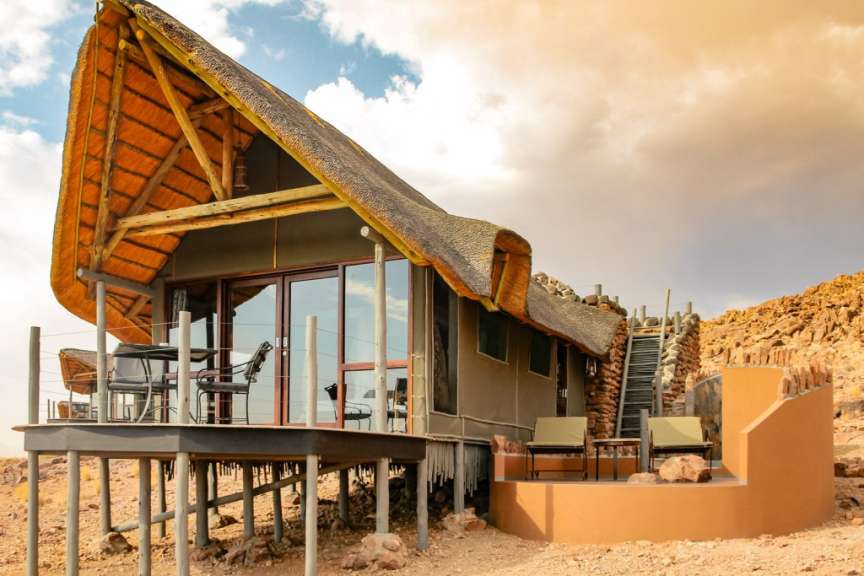Im Herzen der Namib-Wüste: Lodge bei Sesriem