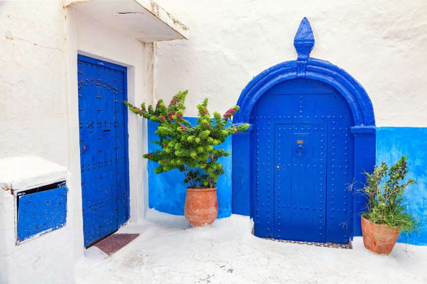 Traditionelle Architektur: Kasbah von Oudaias