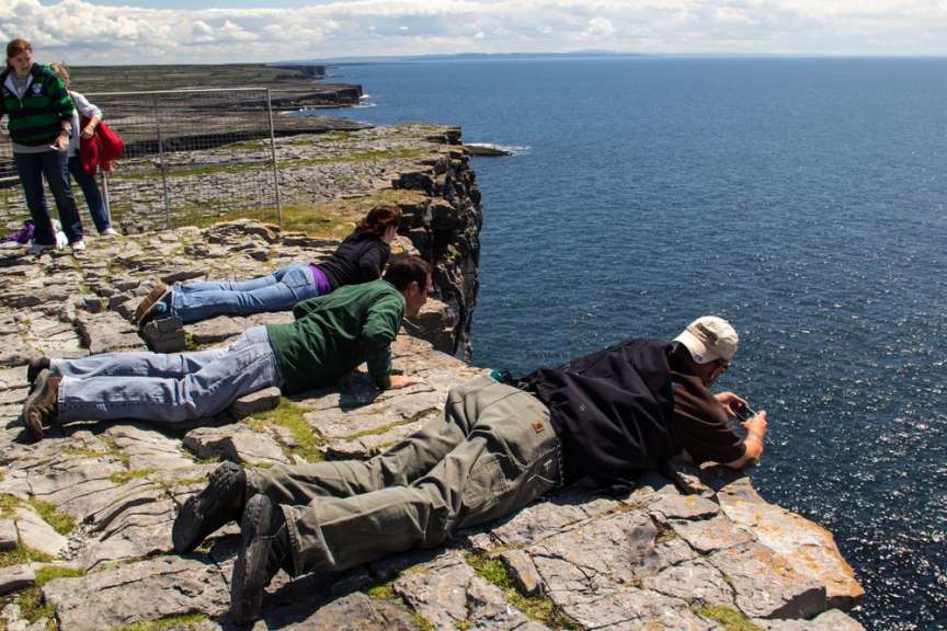 Auf einer 90 Meter hohen Steilklippe: Dún Aonghasa
