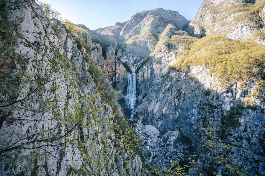 144 Meter hoch: Boka Wasserfall