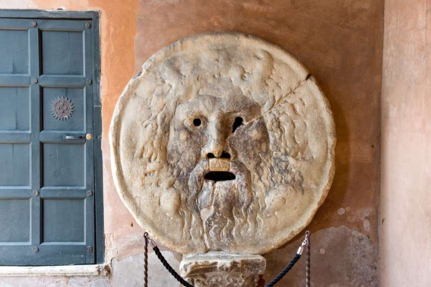 Ob er zubeißt? Bocca della Verità