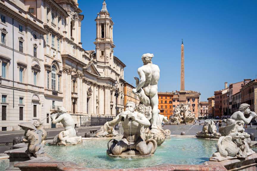 Vierströmebrunnen auf der Piazza Navona