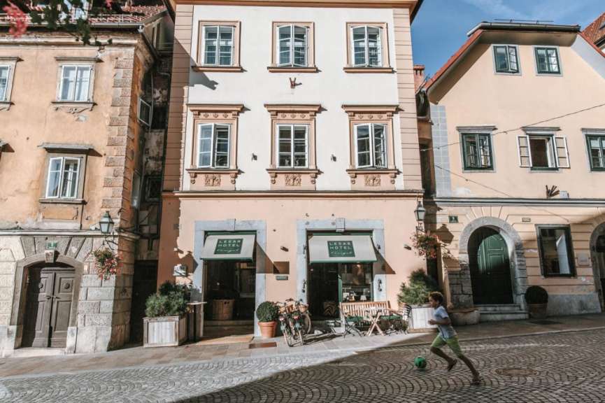 Mitten in der Altstadt: Boutique-Hotel in Ljubljana