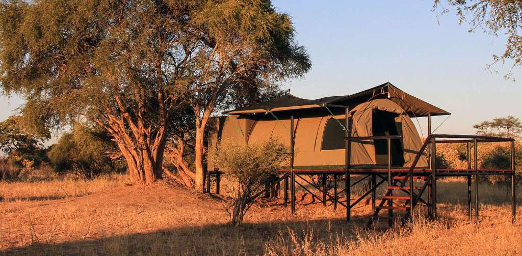 Allein in der Wildnis: Camp im Hwange Park