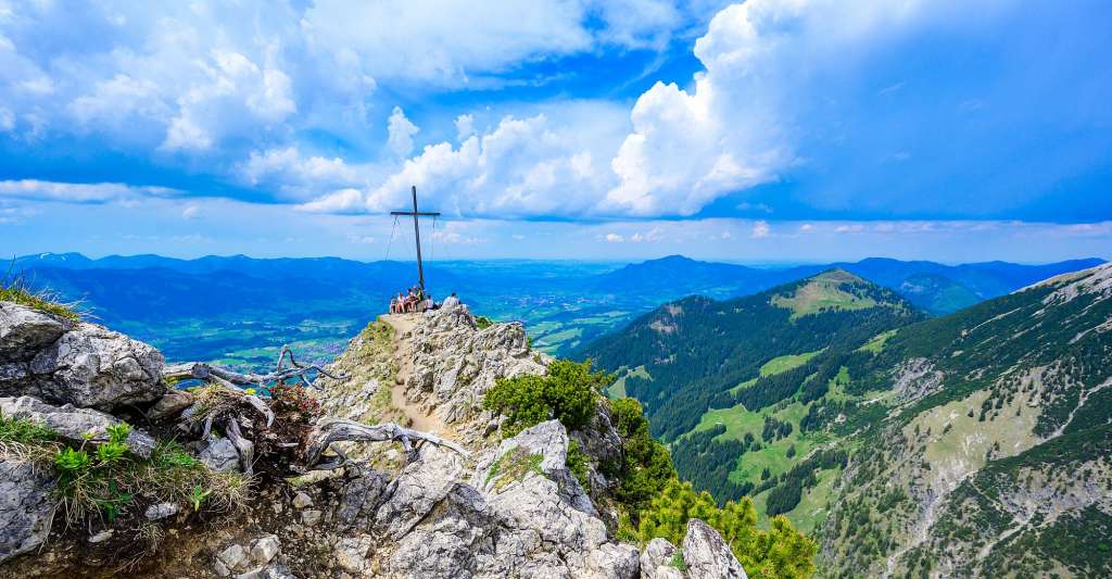 Bergwelt mit Aussicht: Rubihorn bei Oberstdorf