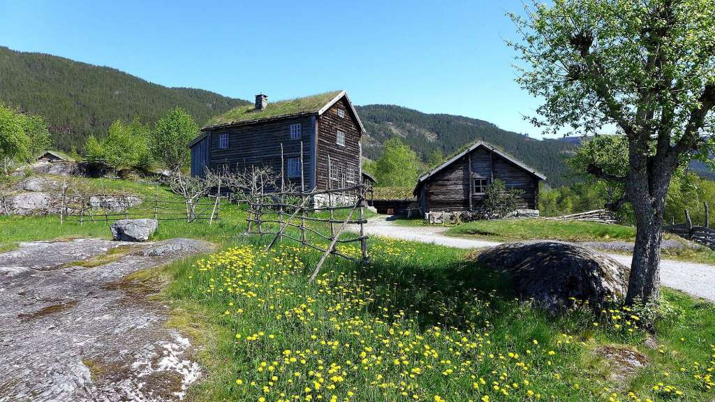Freilichtmuseum bei Kaupanger: Sogn Folk Museum