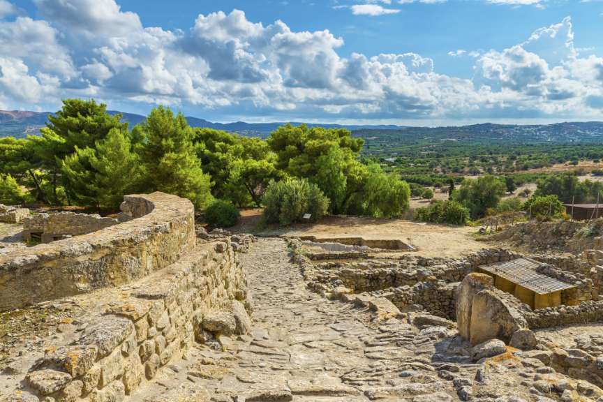 Bedeutende archäologische Stätte: Palast von Phaistos