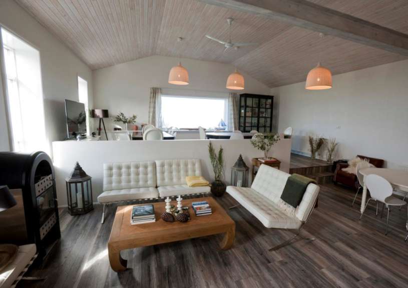 Offenes Wohn-/Esszimmer und Küche