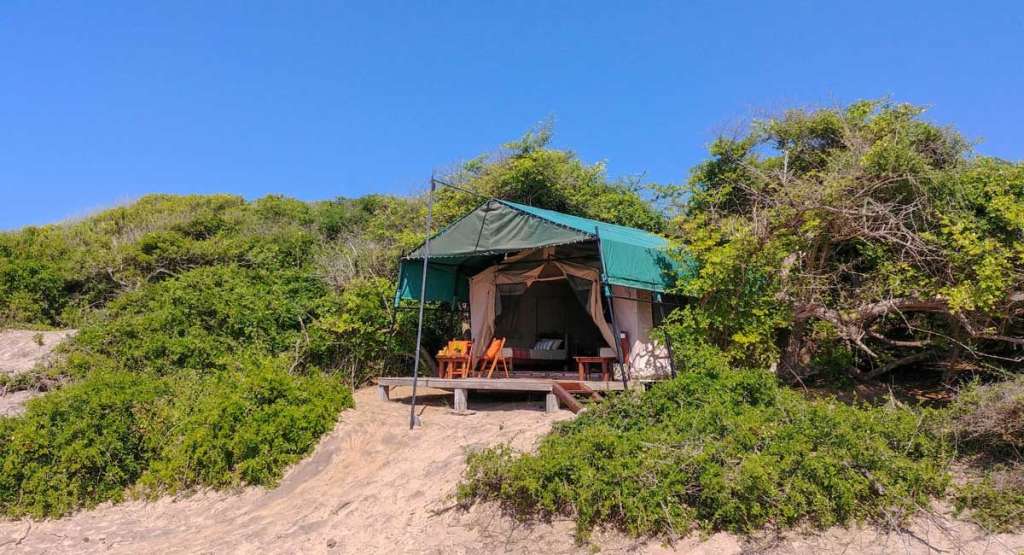 Glamping: Camp am Strand