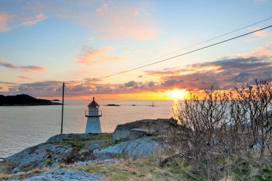 Spuren von Küstenfestungen