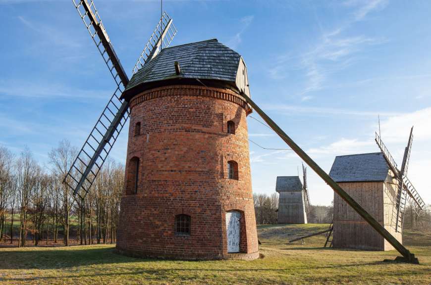 Windmühlen im Freilichtmuseum