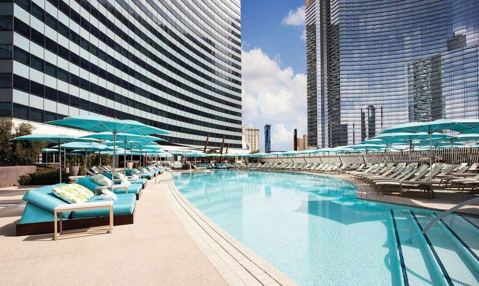 Komfortables Pooldeck: Hotel in Las Vegas