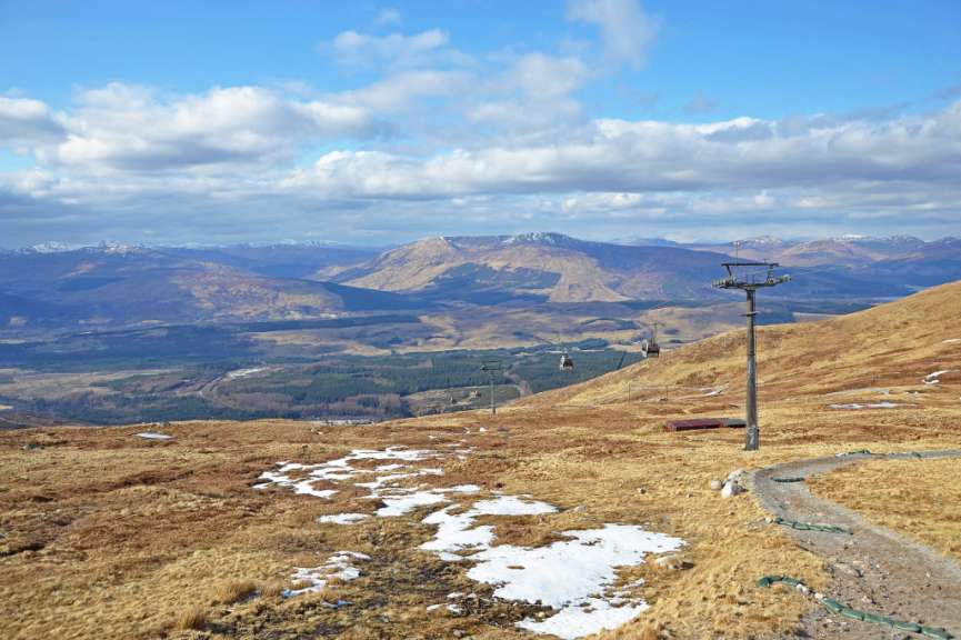 Mit der Gondelbahn die Nevis Range erkunden