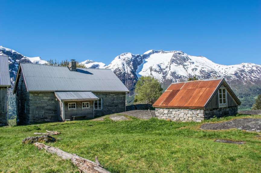 Ehemaliger Bauernhof am Aussichtspunkt