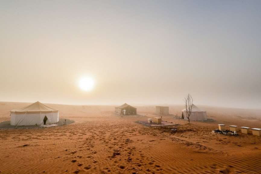 Stille und Weite: Zeltcamp in der Wahiba Sands