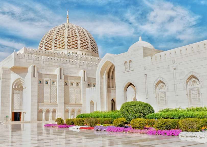 Imposantes Bauwerk: Sultan Qaboos Moschee
