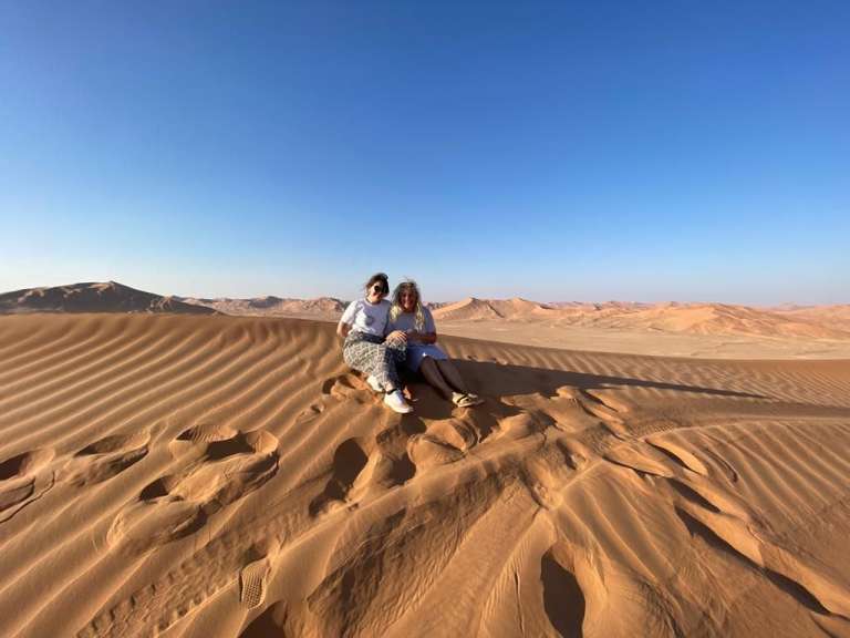 in der Rub Al Khali: Oman Dienstreise 2022