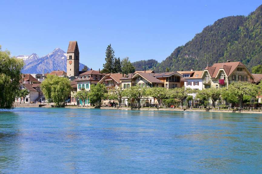 Auch Knotenpunkt des Schienenverkehrs: Interlaken