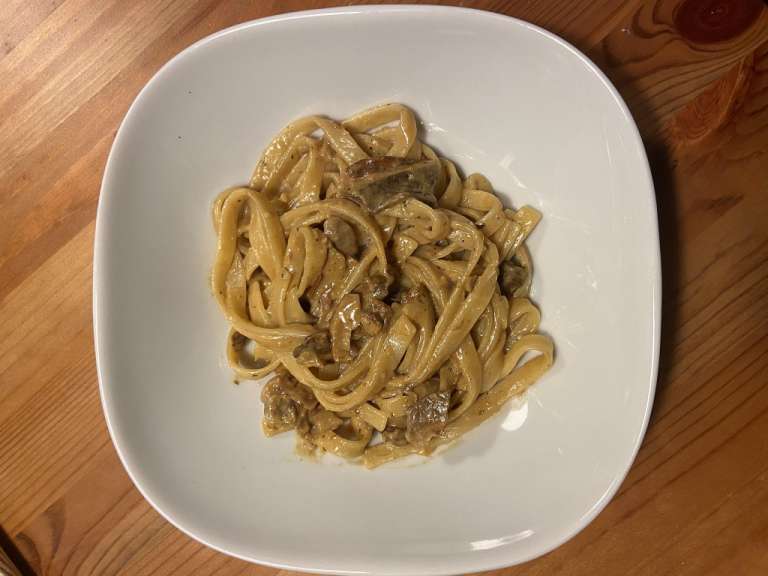 Tagliatelle ai funghi porcini
