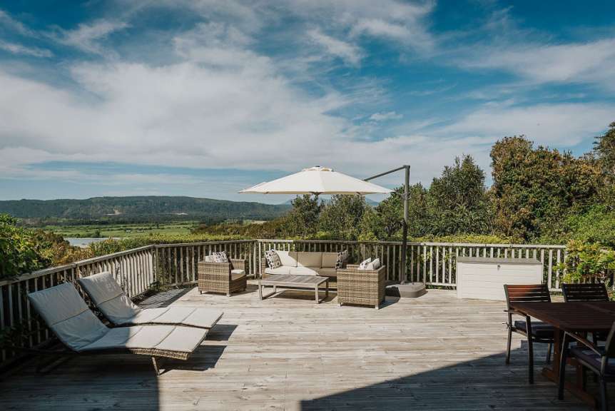 Terrasse: gemütliche Lounge