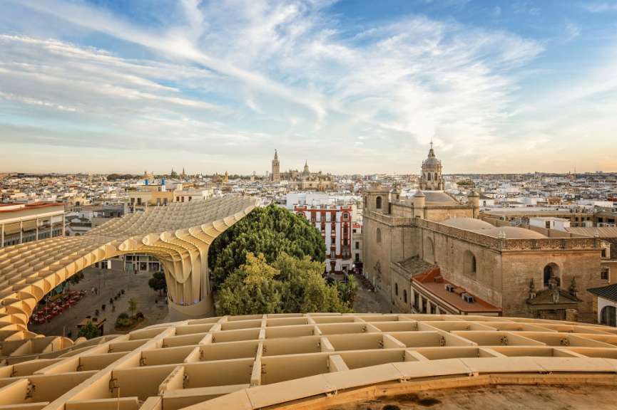 Panoramablick auf die Stadt